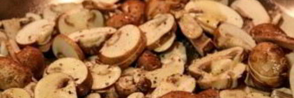 лазанья с баклажанами и грибами