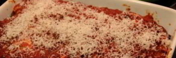 лазанья с баклажанами и грибами