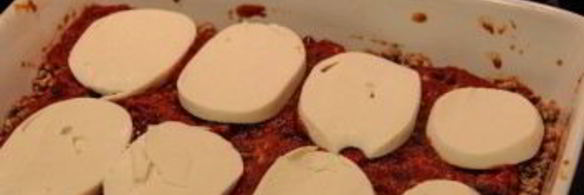 лазанья с баклажанами и грибами