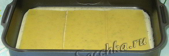 лазанья с фаршем и баклажанами