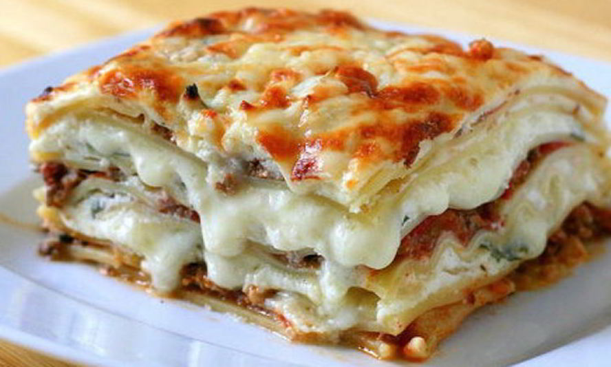 Рецепт лазаний с фаршем и грибами