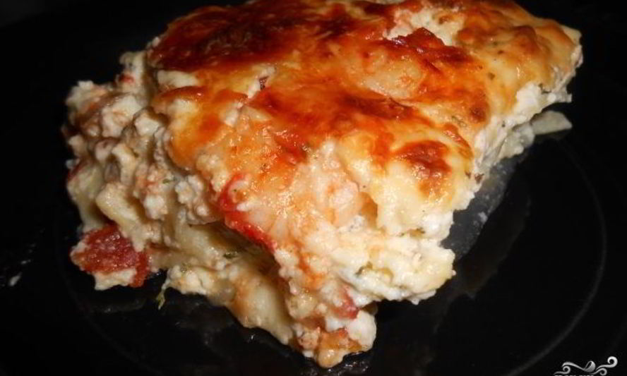 Рецепт лазаний с креветками