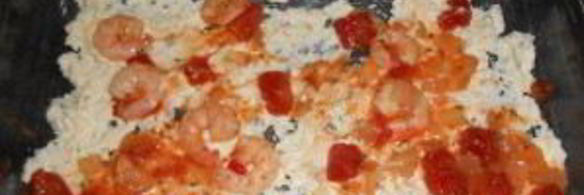 лазанья с креветками