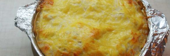 лазанья с курицей и шампиньонами