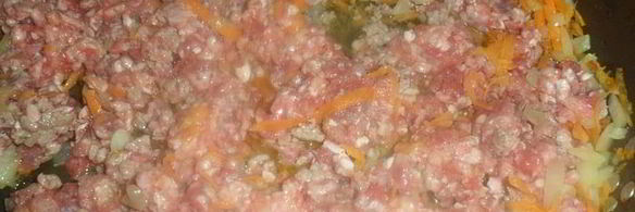 лазанья с мясным фаршем и овощами