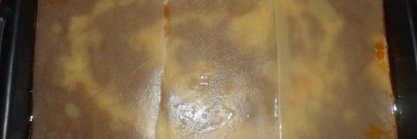 лазанья с мясным фаршем и овощами