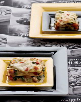 Лазанья с овощами