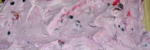 лазанья с рикоттой и ягодным ассорти