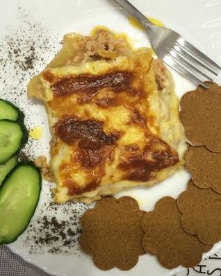 Лазанья с соусом Бешамель