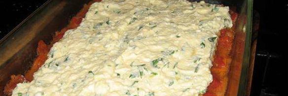 лазанья с сыром