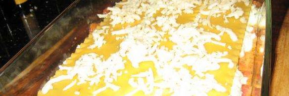 лазанья с сыром