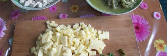 лазанья с цукини и курицей