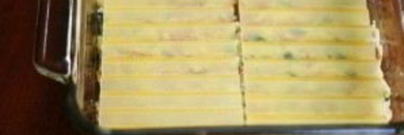 лазанья с цуккини и беконом