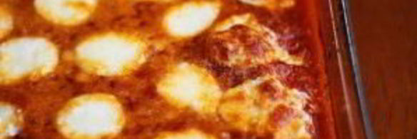 лазанья с цуккини и беконом