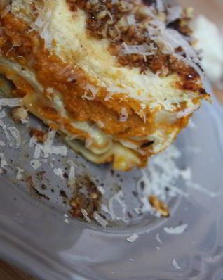 Лазанья с тыквой и рикоттой