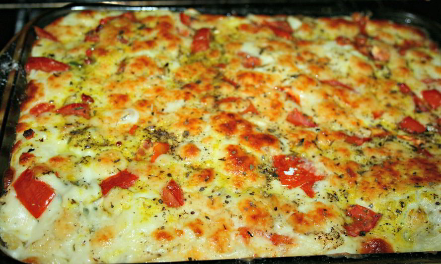 Рецепт лазаний со шпинатом на домашнем тесте