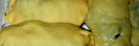 лазанья со шпинатом на домашнем тесте