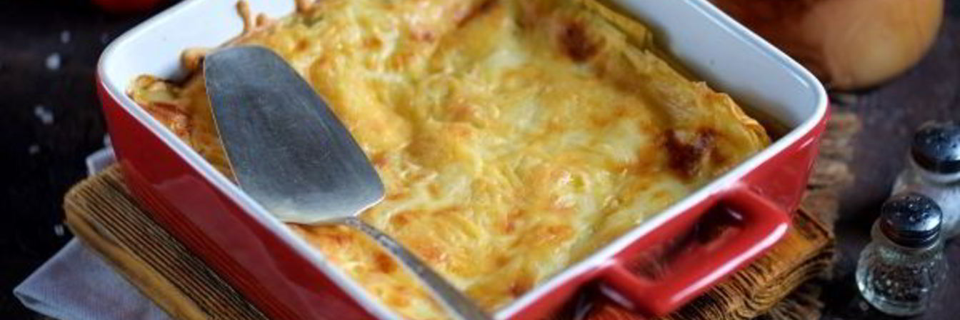 Лазанья со шпинатом