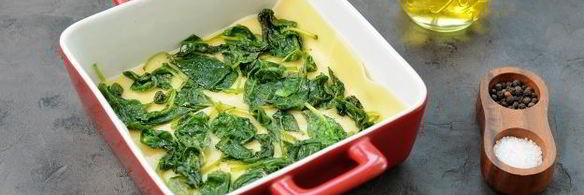 лазанья со шпинатом