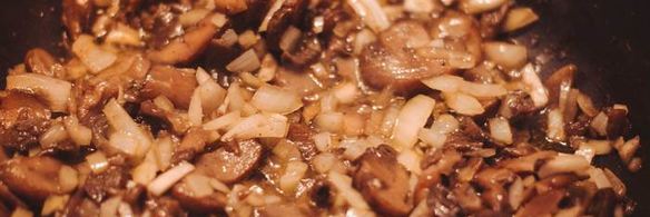 лазанья сырная с грибами