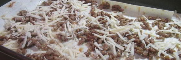 ленивая лазанья с лавашом