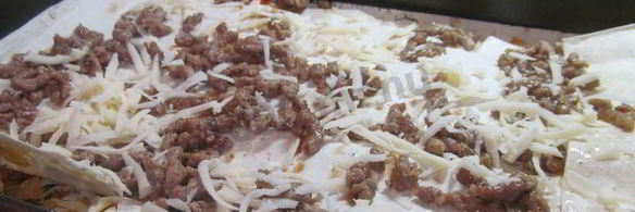 ленивая лазанья с лавашом