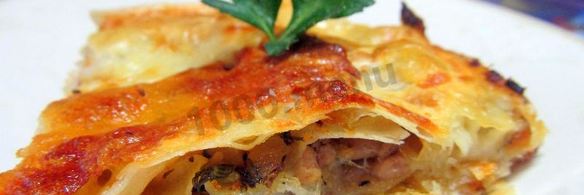 ленивая лазанья с лавашом