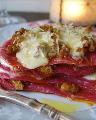 Мини-лазанья Сердце