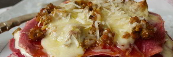 мини-лазанья сердце