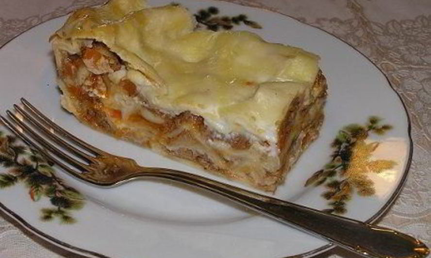 Рецепт моей мясной лазанья