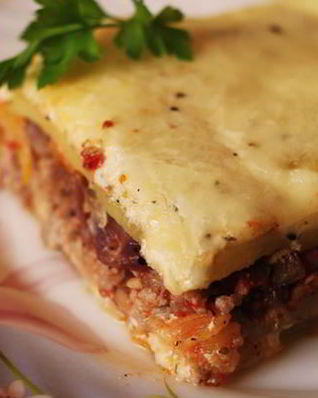 Овощная лазанья без теста