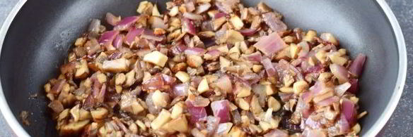 постная лазанья с грибами