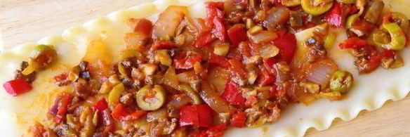 постная лазанья с грибами