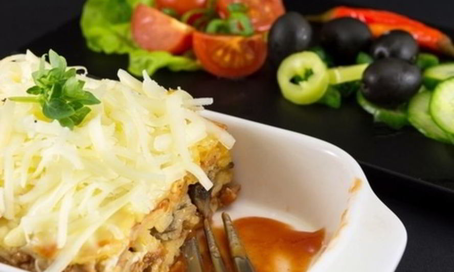 Рецепт сытной овощной лазанья