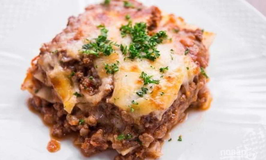 Рецепт вкуснейшей лазанья