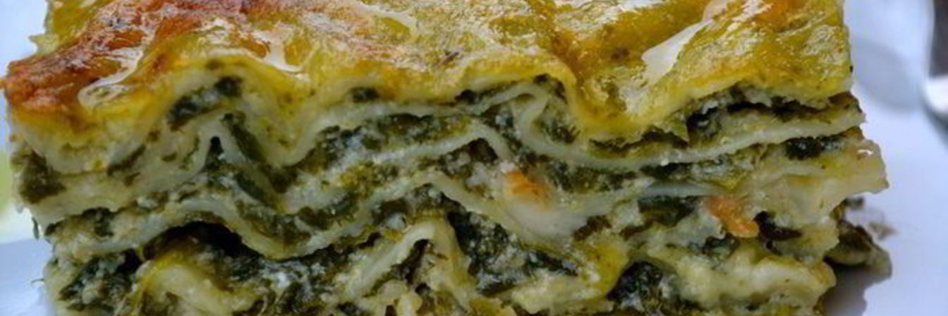 Зеленая лазанья