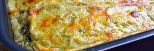 зеленая лазанья