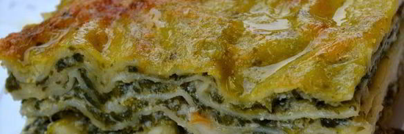 зеленая лазанья