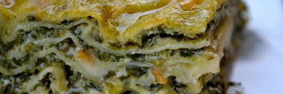 зеленая лазанья