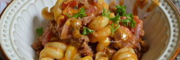 итальянская паста с мясным соусом