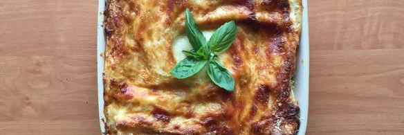 каннеллони с рикоттой и шпинатом