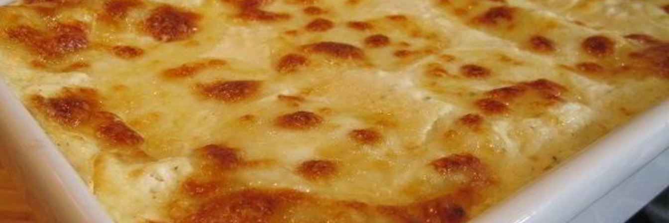 Каннеллони с рыбой