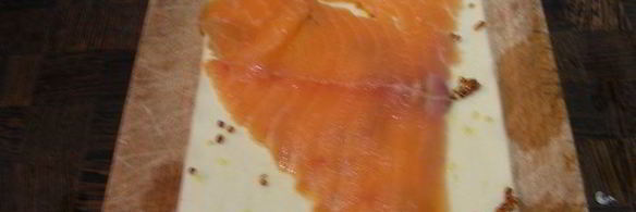 каннелони со спаржей и копченым лососем