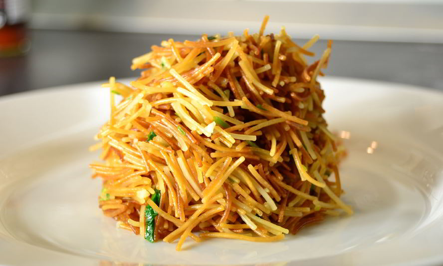 Рецепт хрустящей жареной лапши