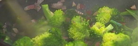 макароны с брокколи и шпинатом