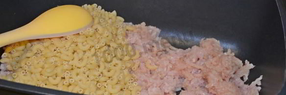 макароны с мясом в духовке