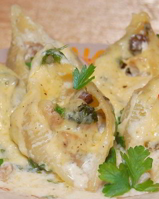 Макароны с начинкой