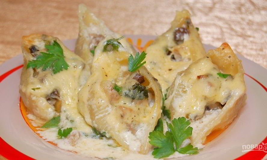 Рецепт макарон с начинкой