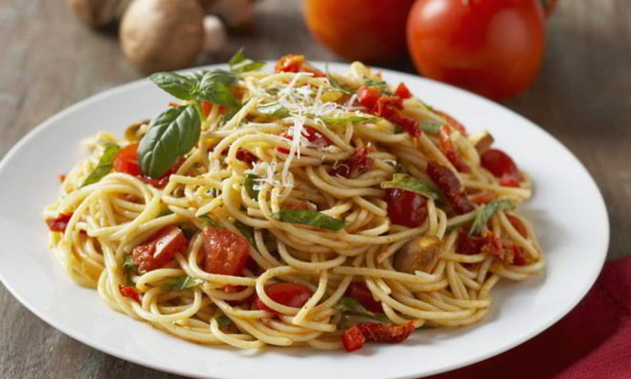 Рецепт макарон с помидорами