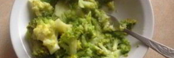 макароны с соусом из брокколи и креветками